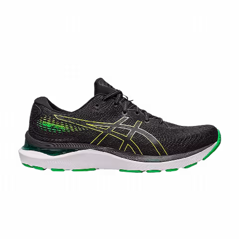Asics Gel Cumulus 24 'Black Lime Zest'