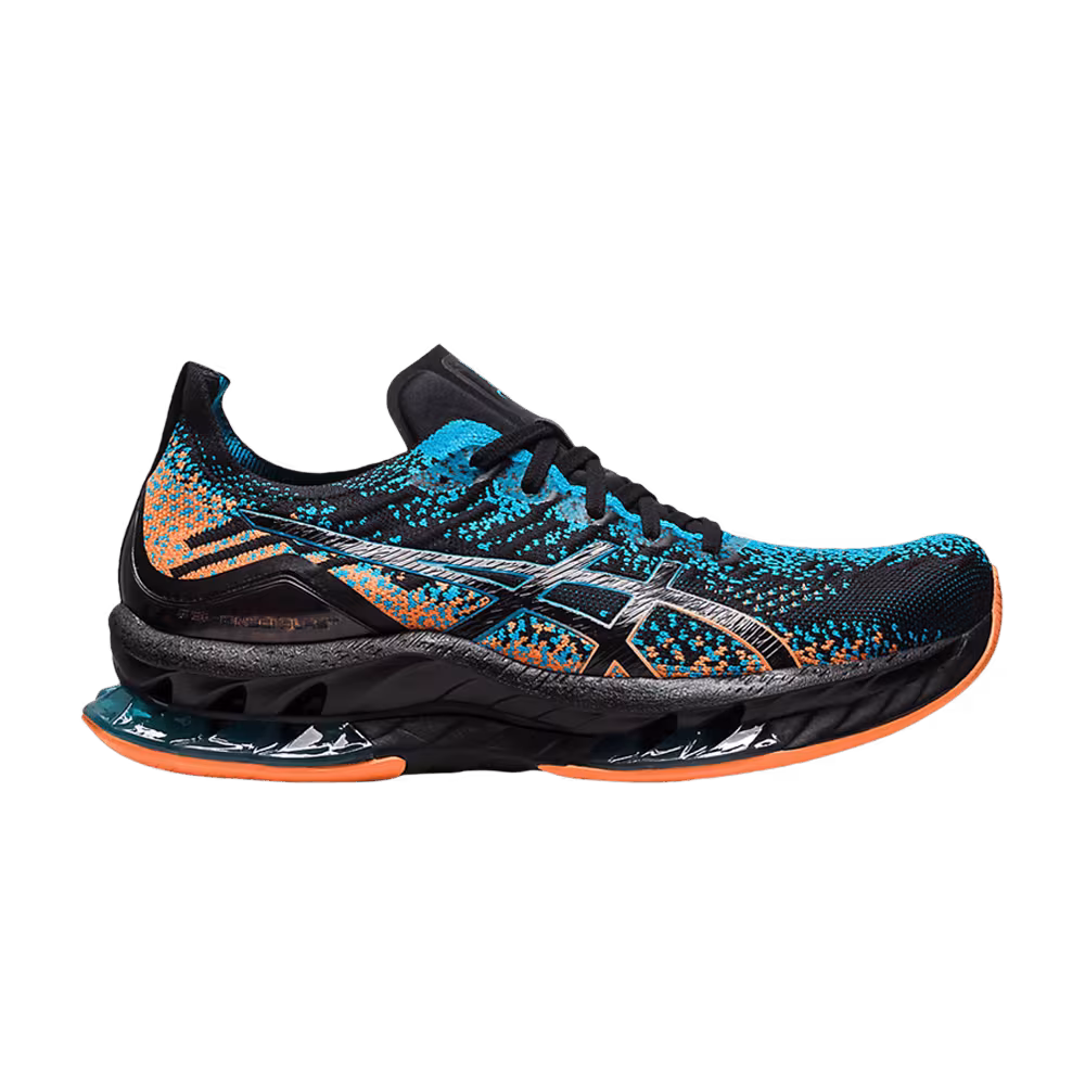Asics Kinsei Blast Black Island Blue