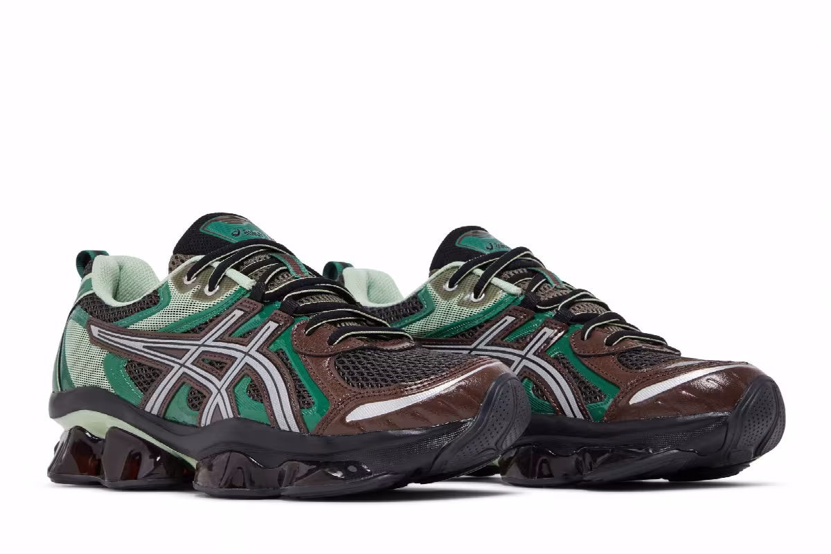 ASICS Gel Quantum Kinetic Dark Sepia Shamrock, view 9