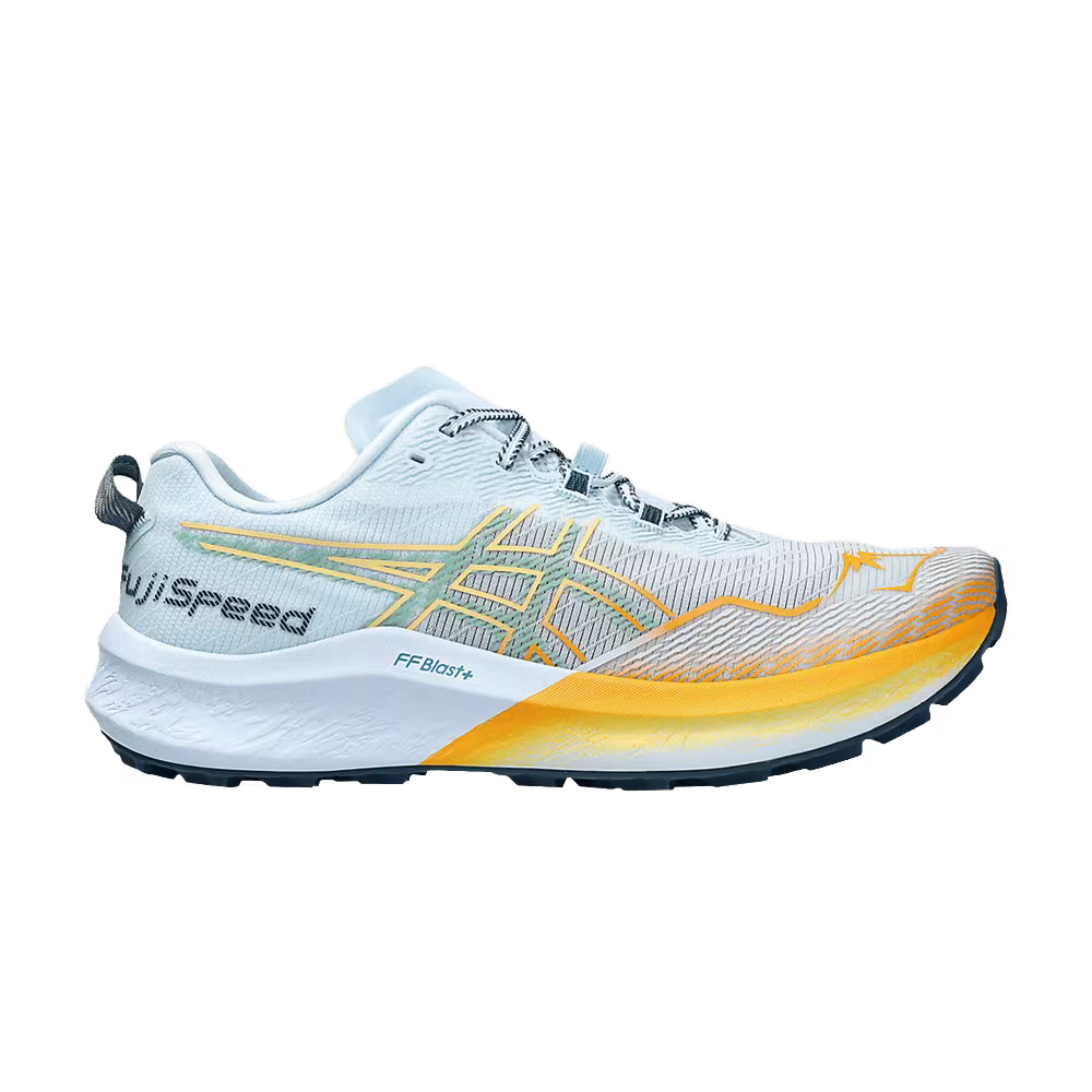 Asics Fuji Speed 2 Light Blue Bright Orange