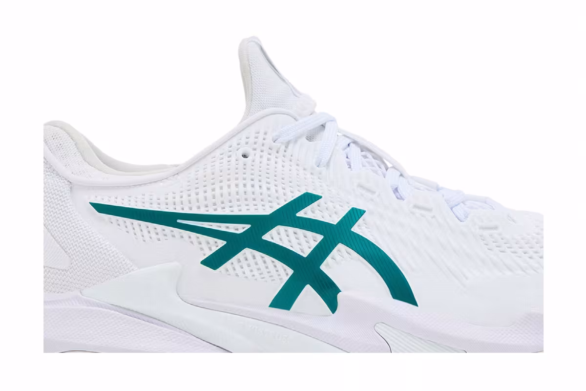 ASICS Court FF 3 Novak White Pitch Green, view 3