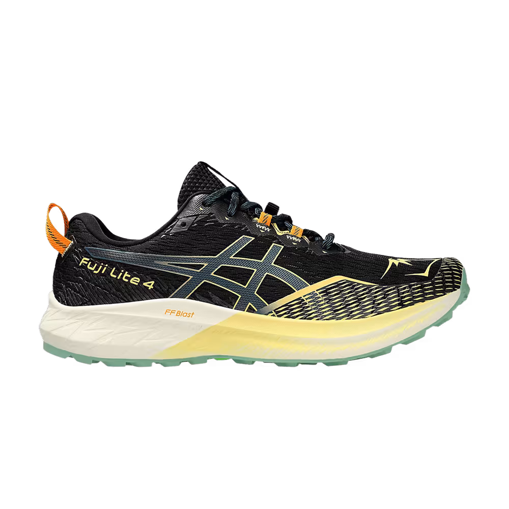 Asics Fuji Lite 4 Black Bright Yellow