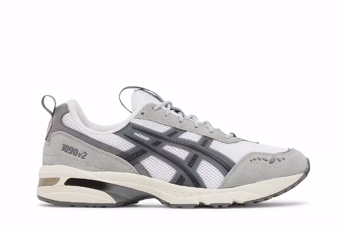 ASICS Gel 1090 V2 White Steel Grey, view 2