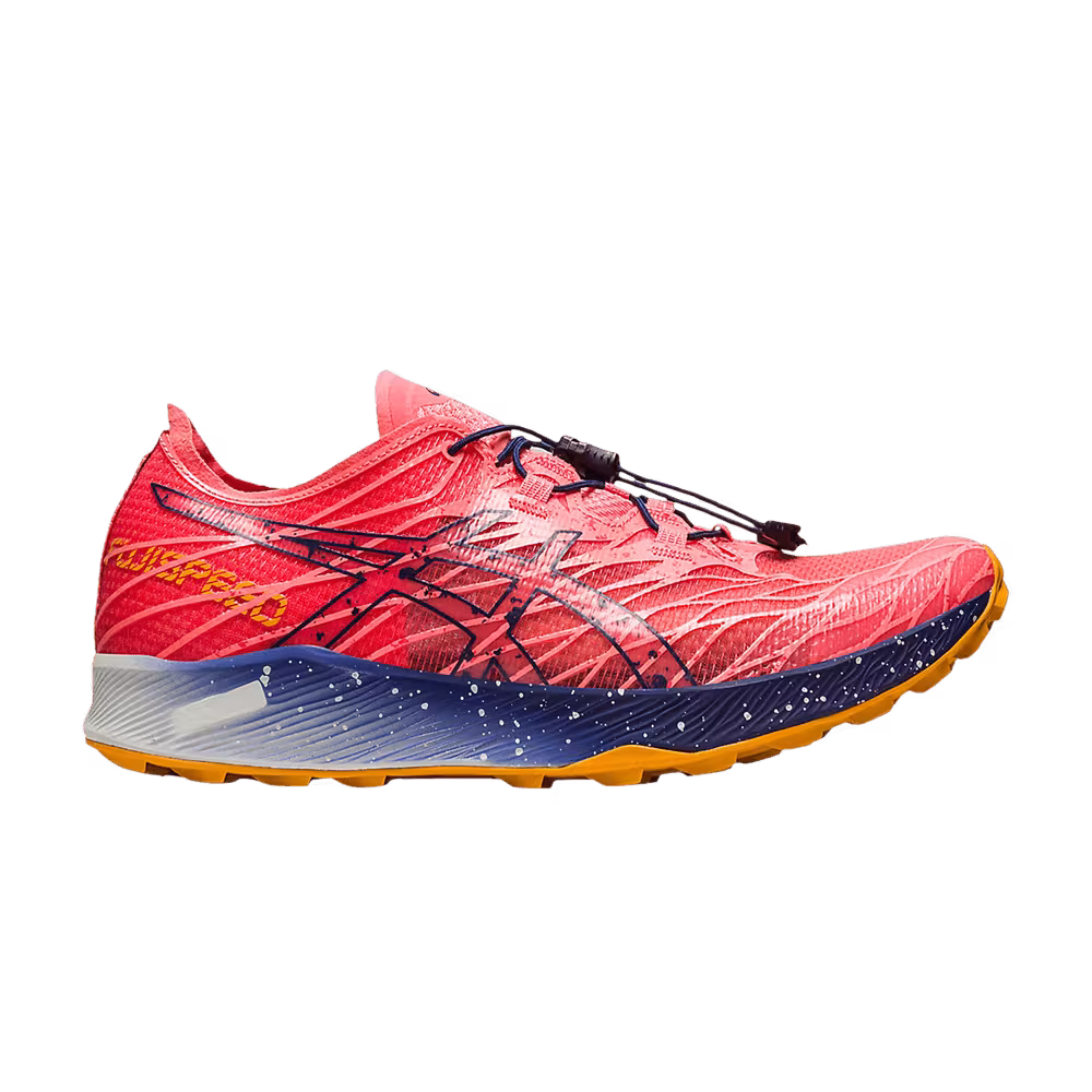 Asics Women's Fuji Speed Papaya Indigo Blue