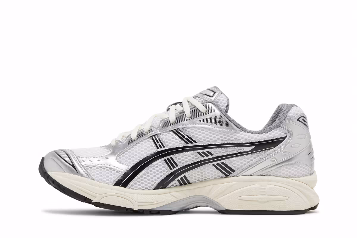 JJJJound x ASICS Gel Kayano 14 Silver Black, view 4