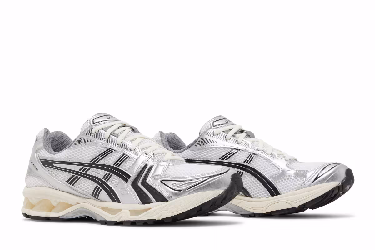 JJJJound x ASICS Gel Kayano 14 Silver Black, view 9