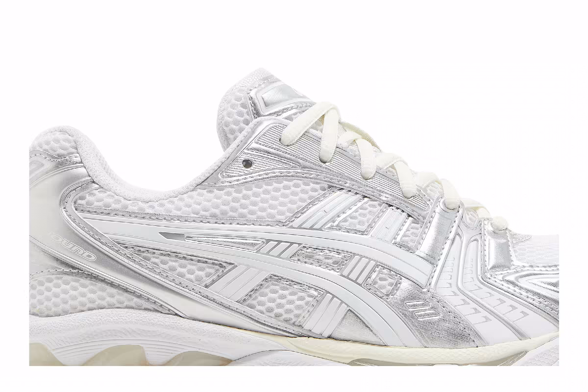 JJJJound x ASICS Gel Kayano 14 Silver White, view 3