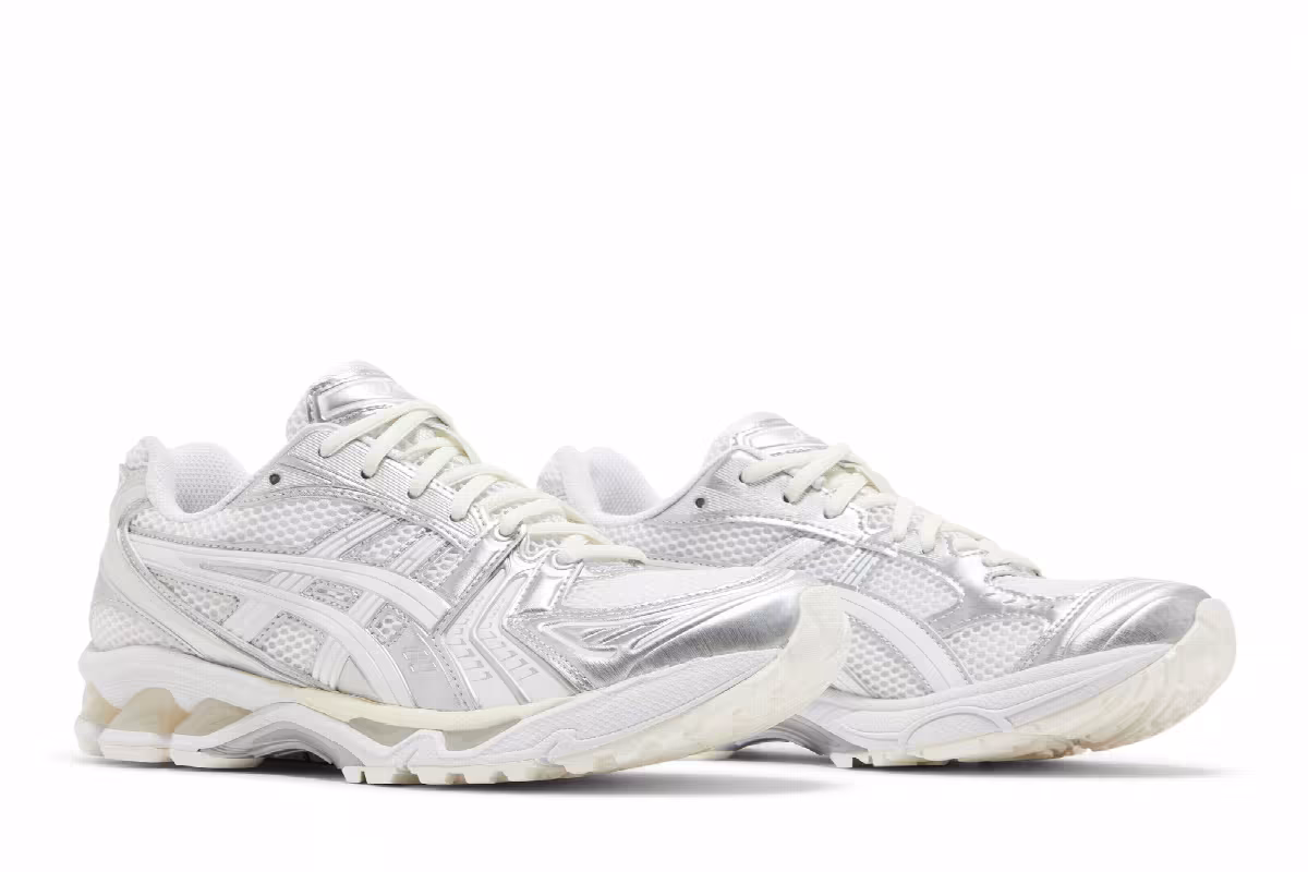 JJJJound x ASICS Gel Kayano 14 Silver White, view 9