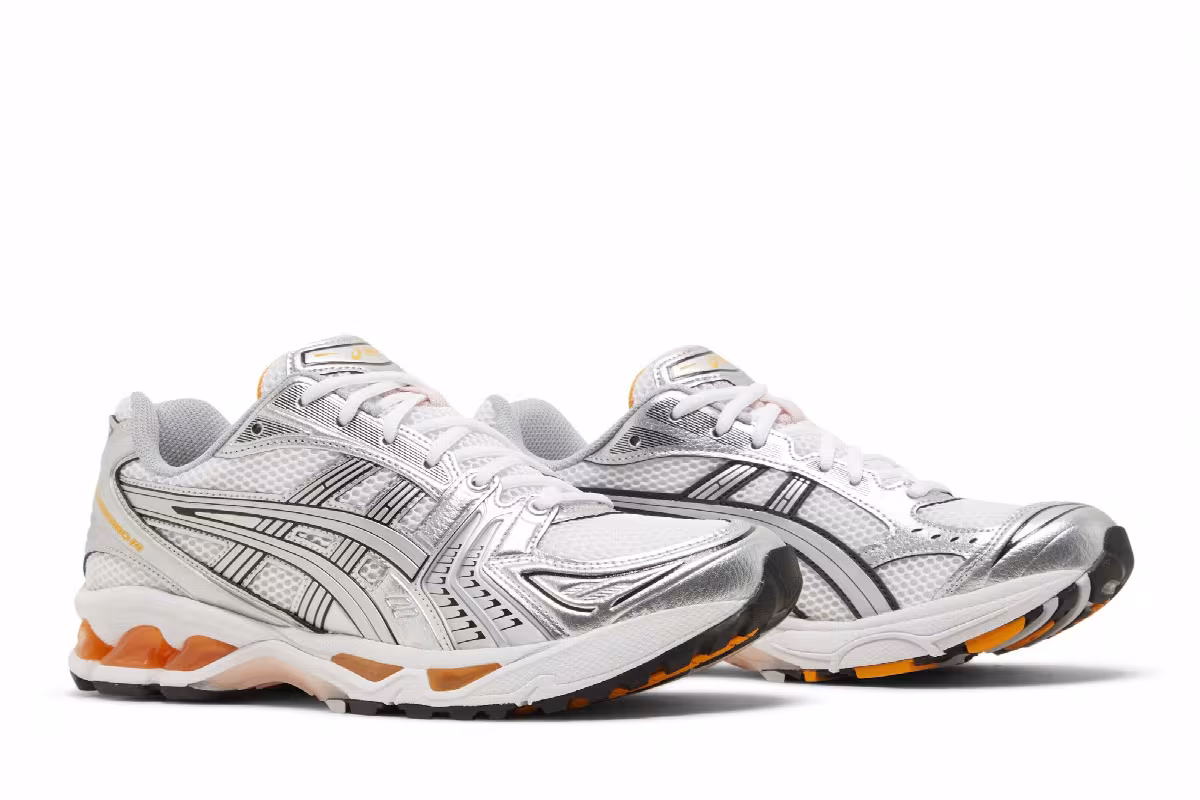 Asics Gel Kayano 14 Pure Silver Orange, view 9
