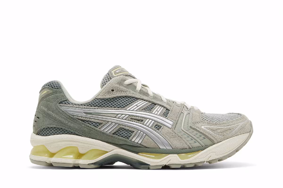 ASICS Gel Kayano 14 Olive Grey Pure Silver, view 2