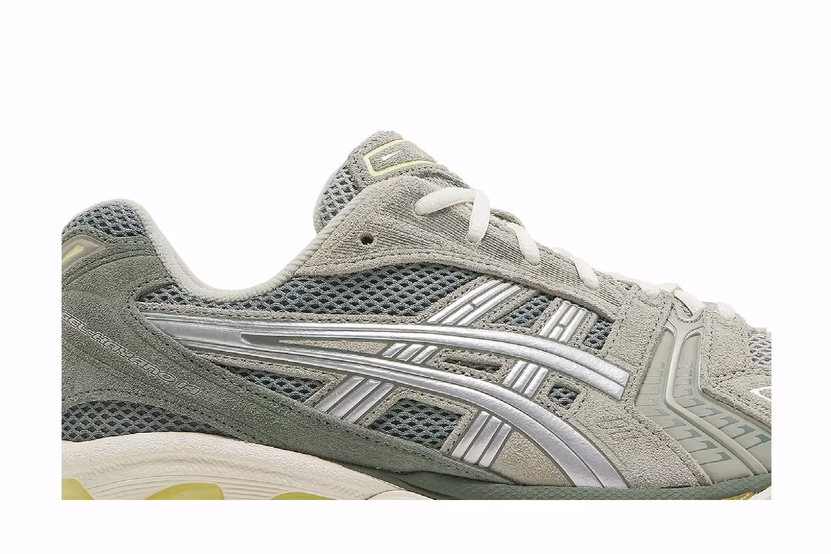 ASICS Gel Kayano 14 Olive Grey Pure Silver, view 3