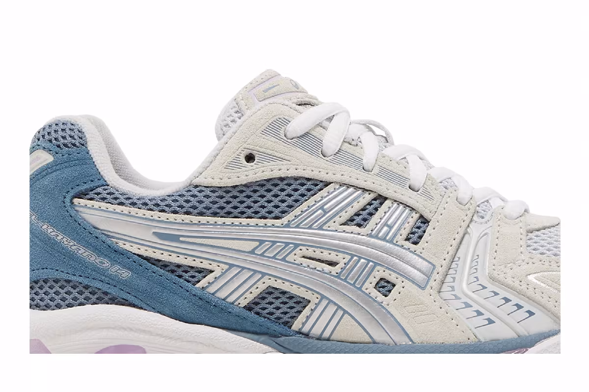 ASICS Women's Gel Kayano 14 Glacier Grey Blue Purple, view 3