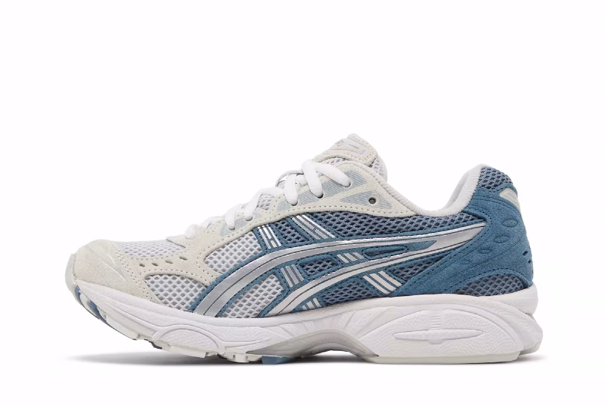 ASICS Women's Gel Kayano 14 Glacier Grey Blue Purple, view 4