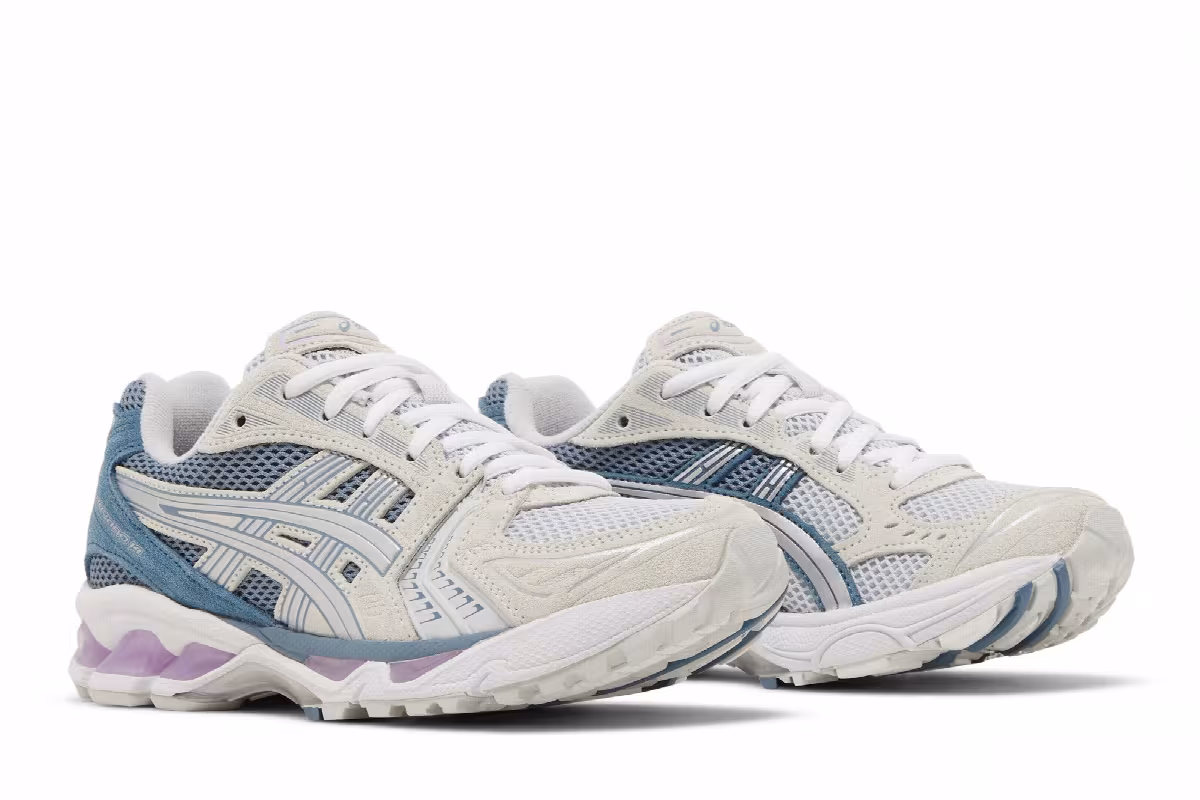ASICS Women's Gel Kayano 14 Glacier Grey Blue Purple, view 9