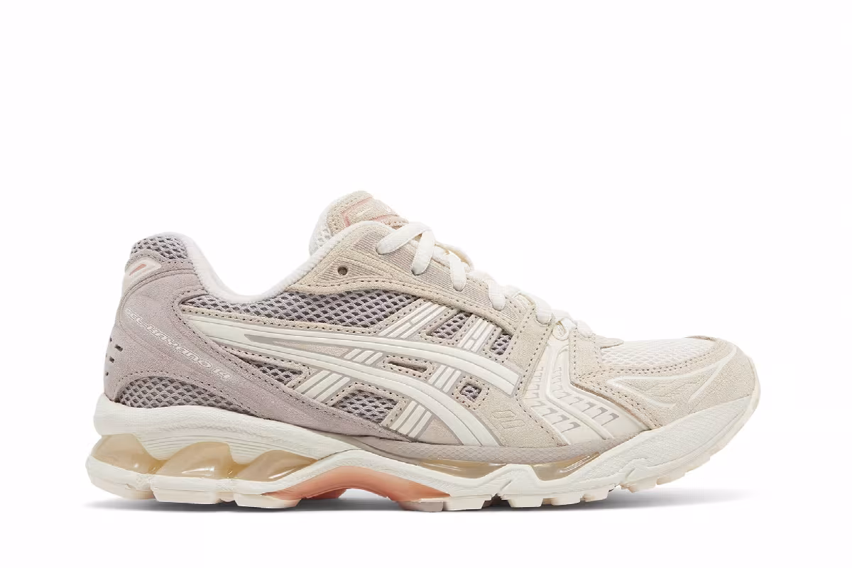 Asics Women's Gel Kayano 14 White Peach Cream, view 2