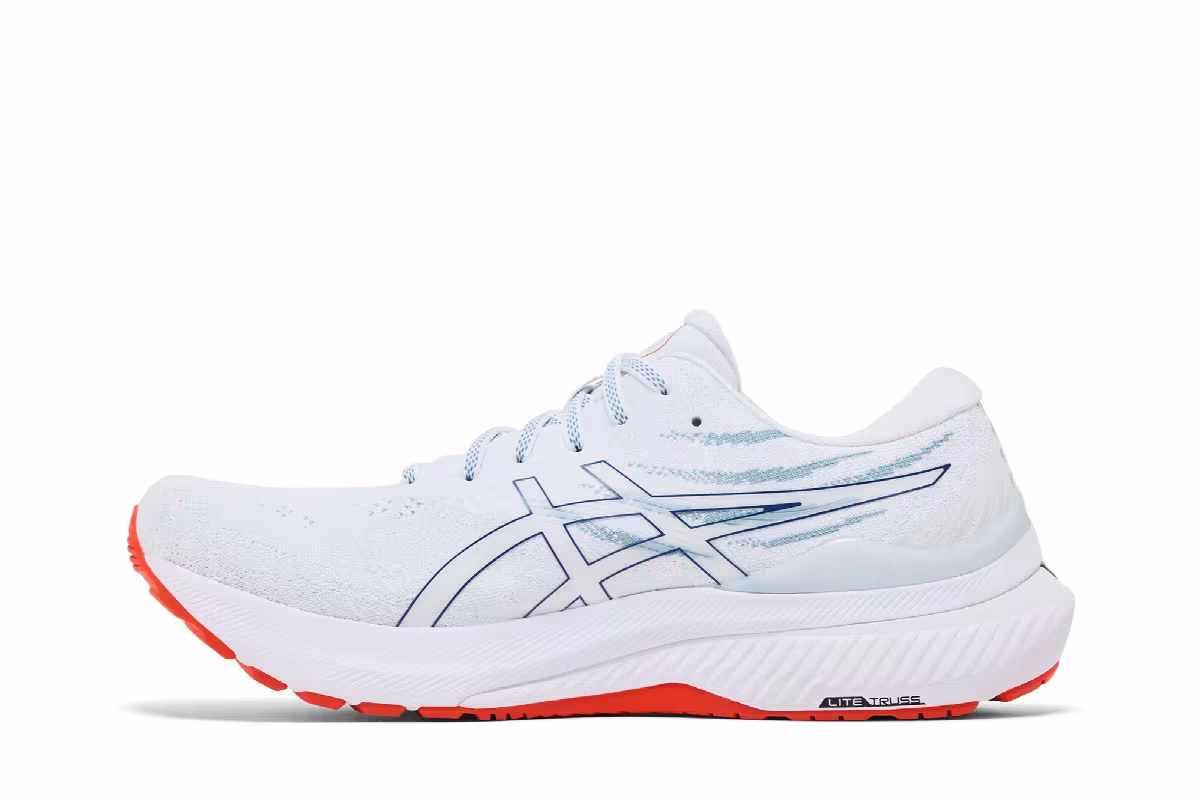 ASICS Gel Kayano 29 White Deep Ocean, view 4