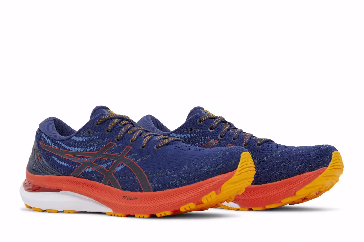 Asics Gel Kayano 29 Deep Ocean Cherry Tomato, view 9