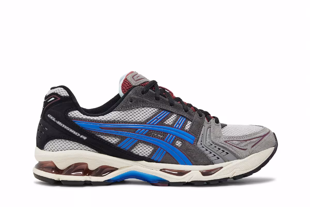 Asics Gel Kayano 14 Oyster Grey Illusion Blue, view 2