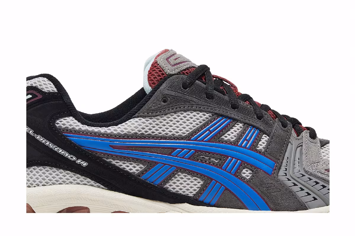 Asics Gel Kayano 14 Oyster Grey Illusion Blue, view 3