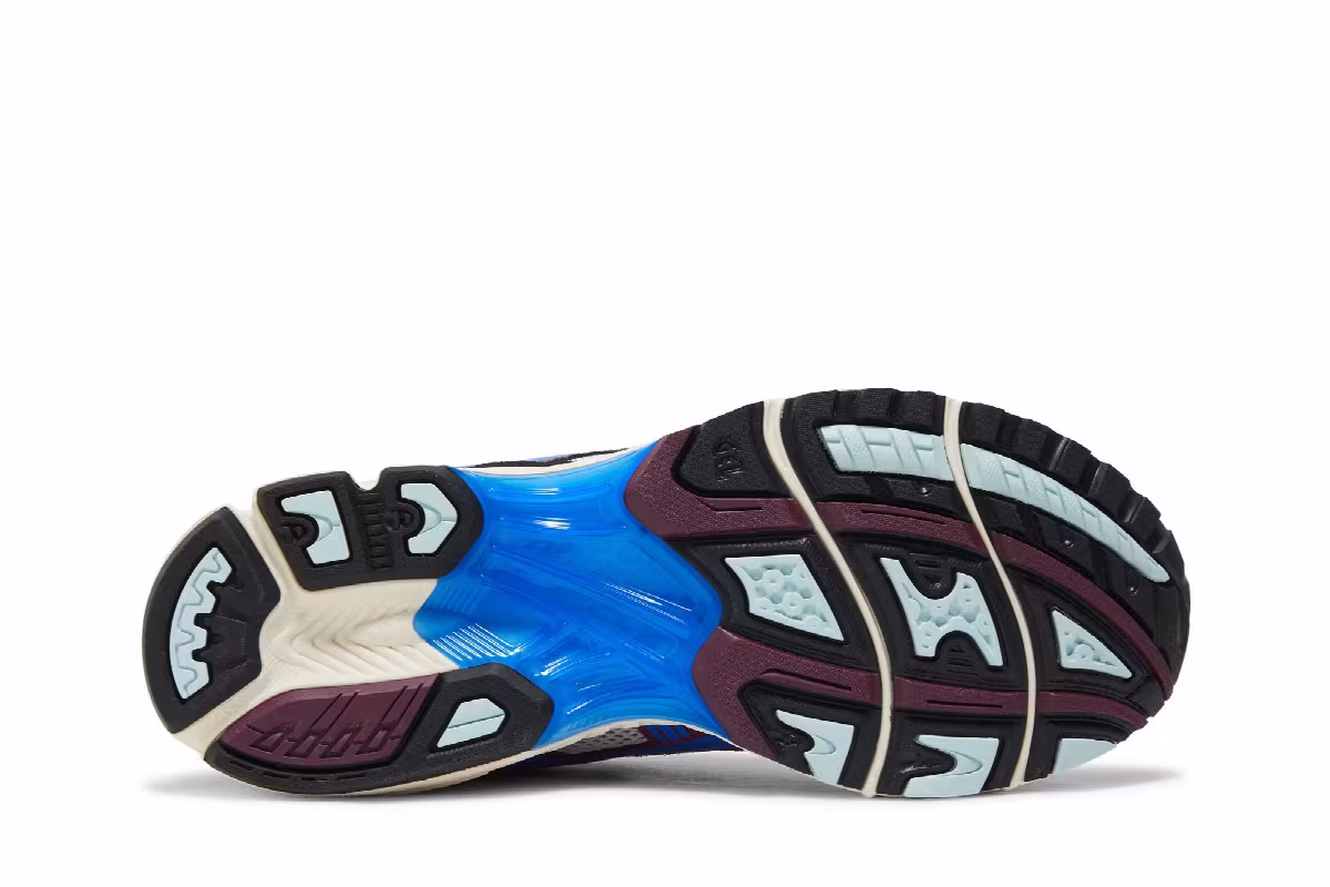 Asics Gel Kayano 14 Oyster Grey Illusion Blue, view 5