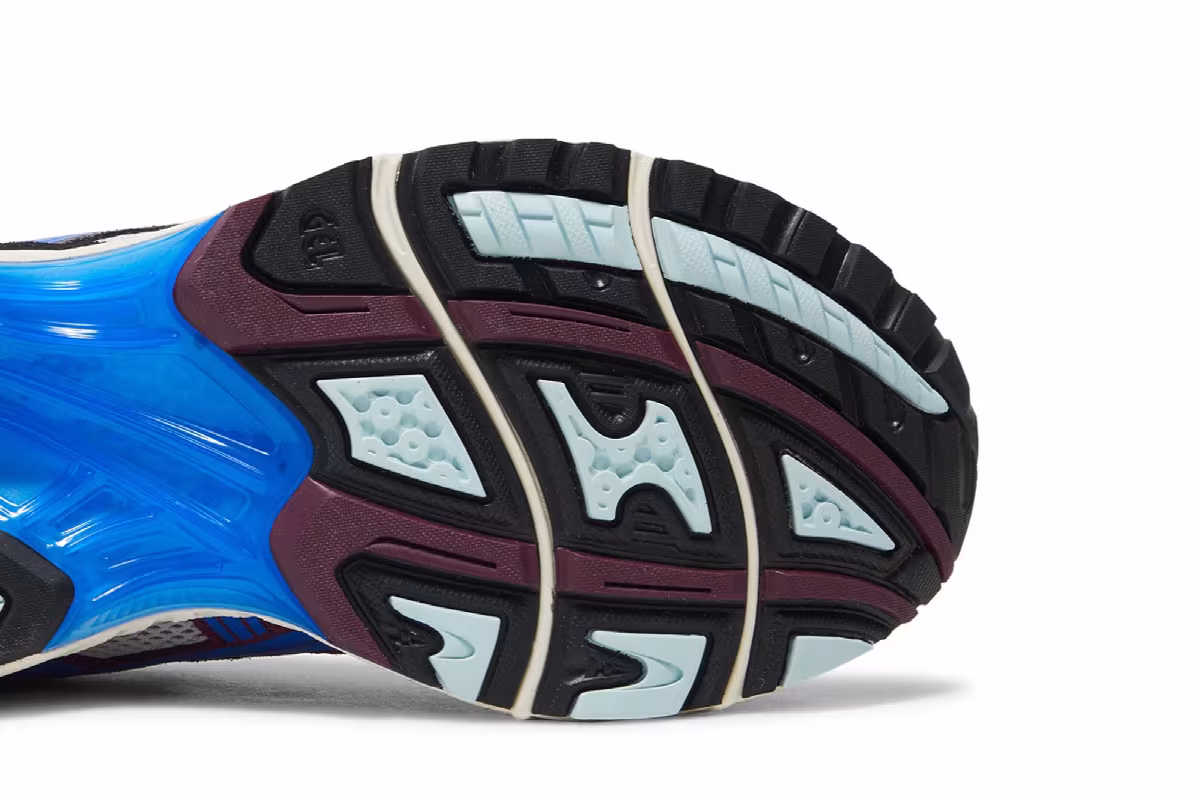 Asics Gel Kayano 14 Oyster Grey Illusion Blue, view 6