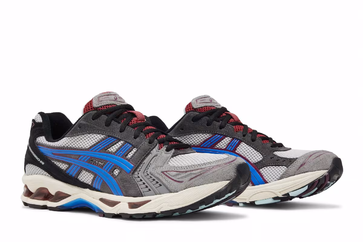 Asics Gel Kayano 14 Oyster Grey Illusion Blue, view 9