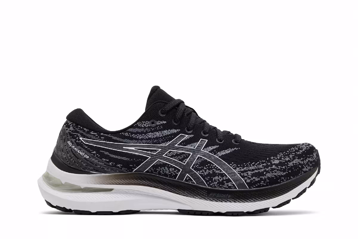 ASICS Gel Kayano 29 Black White, view 2