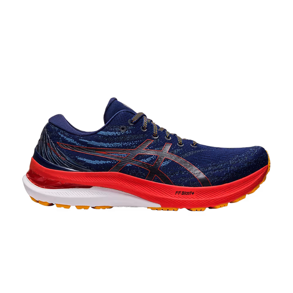 Asics Gel Kayano 29 2E Wide Deep Ocean Cherry Tomato