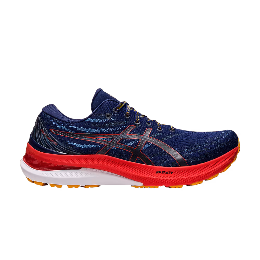 Asics Gel Kayano 29 4E Wide Deep Ocean Cherry Tomato