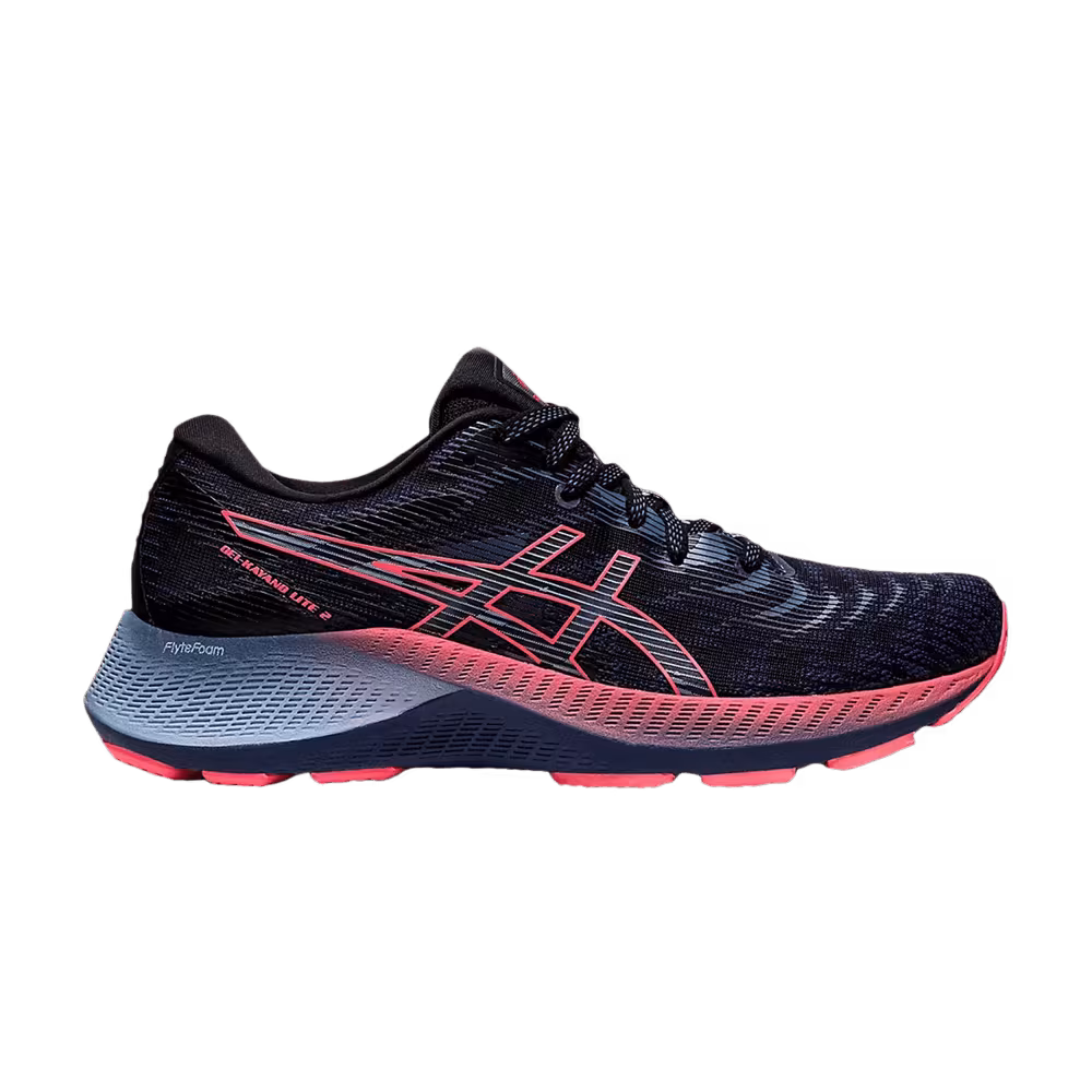 Asics Women's Gel Kayano Lite 2 Thunder Blue Blazing Coral