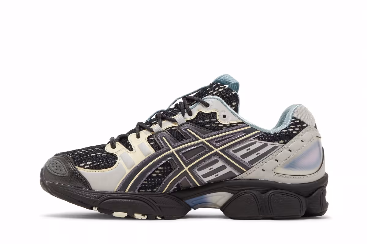 Kiko Kostadinov x ASICS UB5-S Gel Nimbus 9 Black Gunmetal, view 4