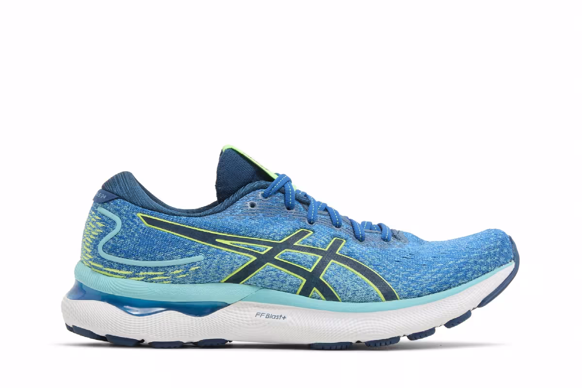 ASICS Gel Nimbus 24 Lake Drive Hazard Green, view 2