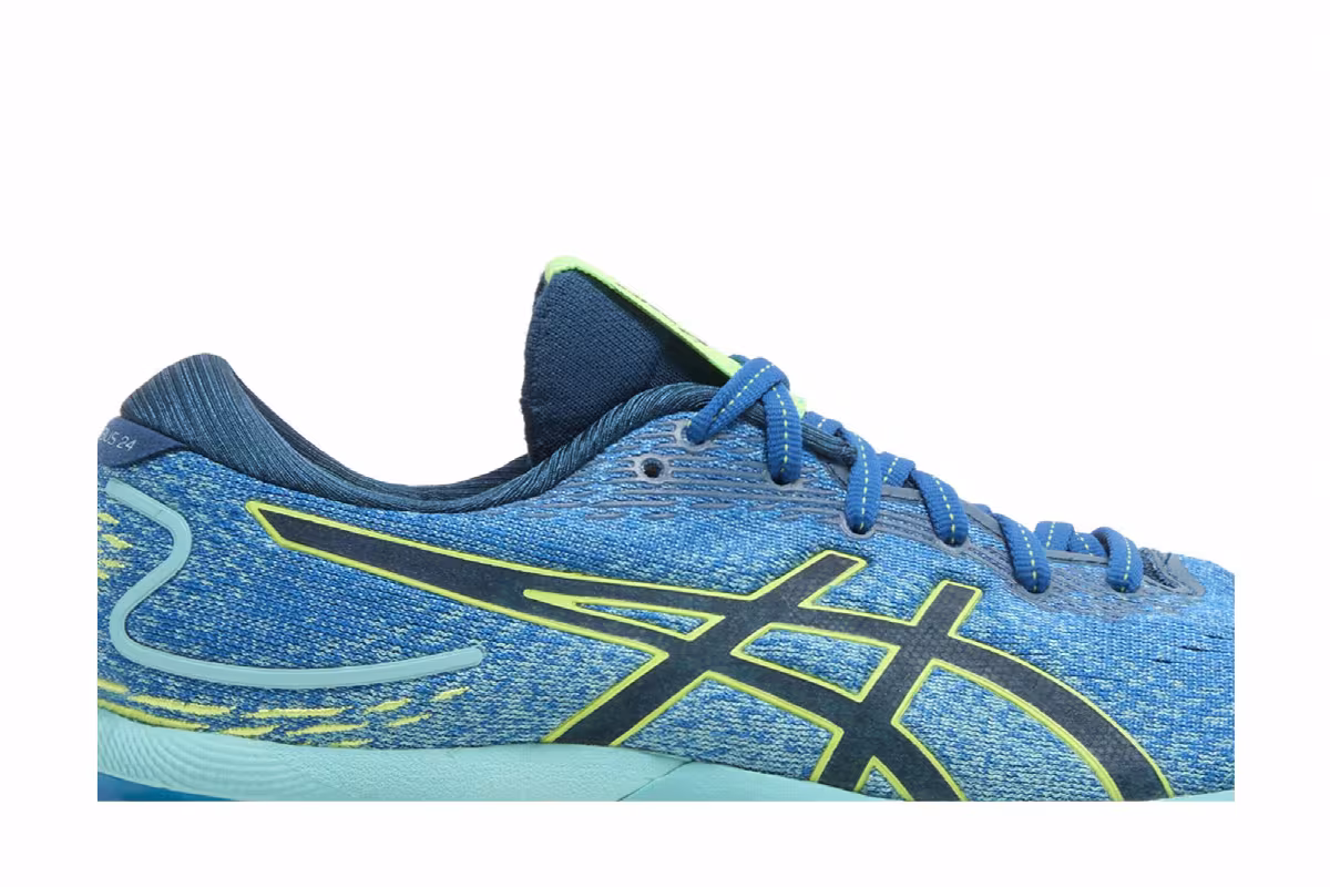 ASICS Gel Nimbus 24 Lake Drive Hazard Green, view 3