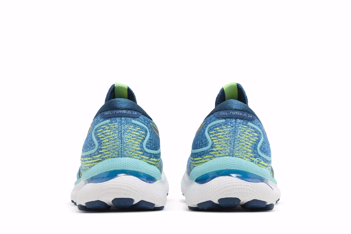 ASICS Gel Nimbus 24 Lake Drive Hazard Green, view 7