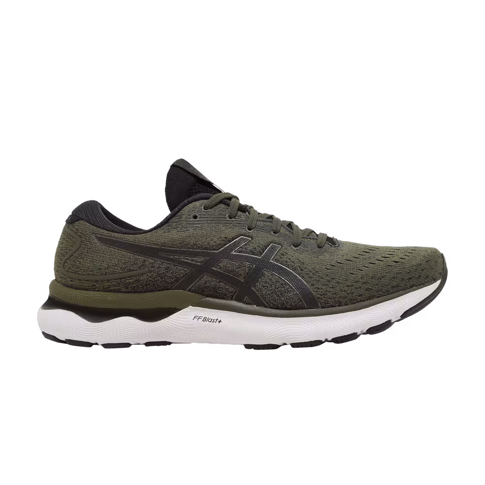 Asics Gel Nimbus 24 Olive Canvas