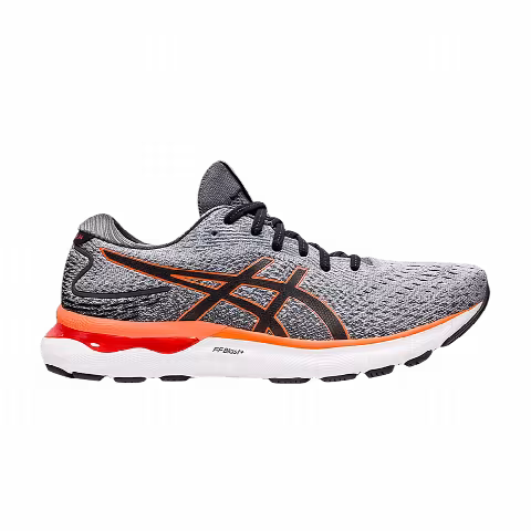 Asics Gel Nimbus 24 'Sheet Rock Shocking Orange'