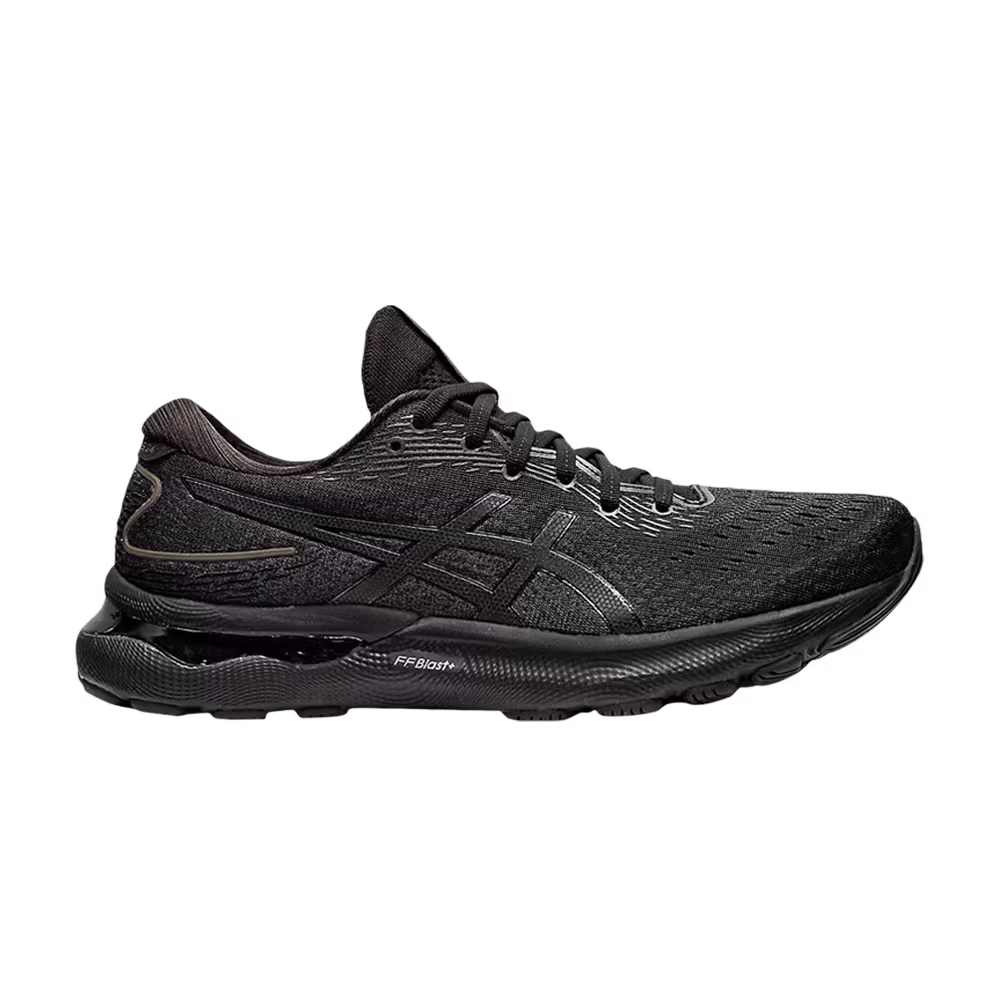 Asics Gel Nimbus 24 2E Wide Triple Black