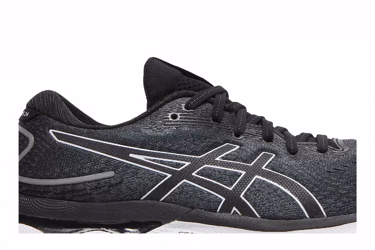Asics Gel Nimbus 24 Black White, view 3