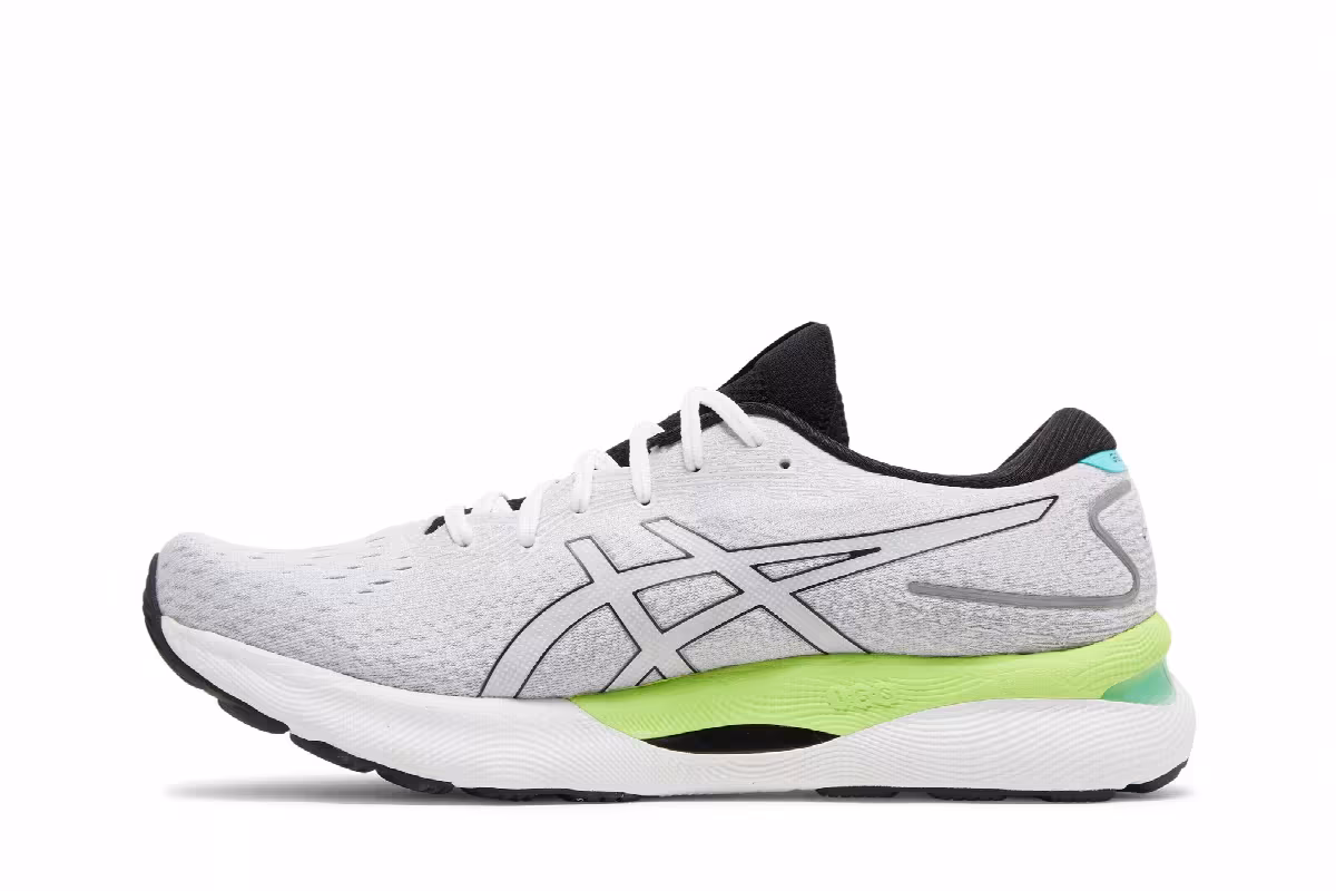 Asics Gel Nimbus 24 White Black, view 4