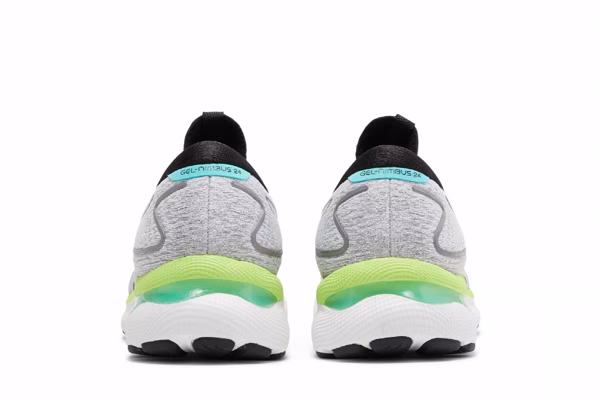 Asics Gel Nimbus 24 White Black, view 7