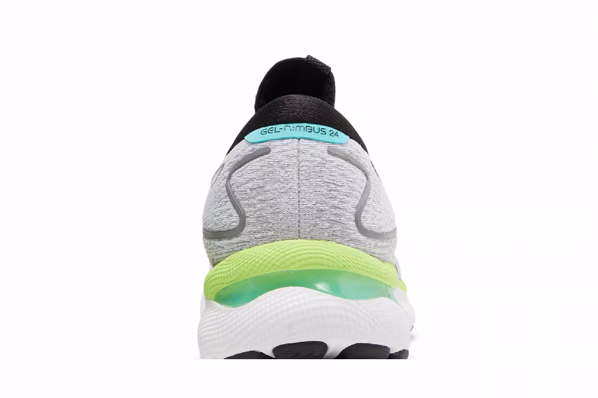 Asics Gel Nimbus 24 White Black, view 8