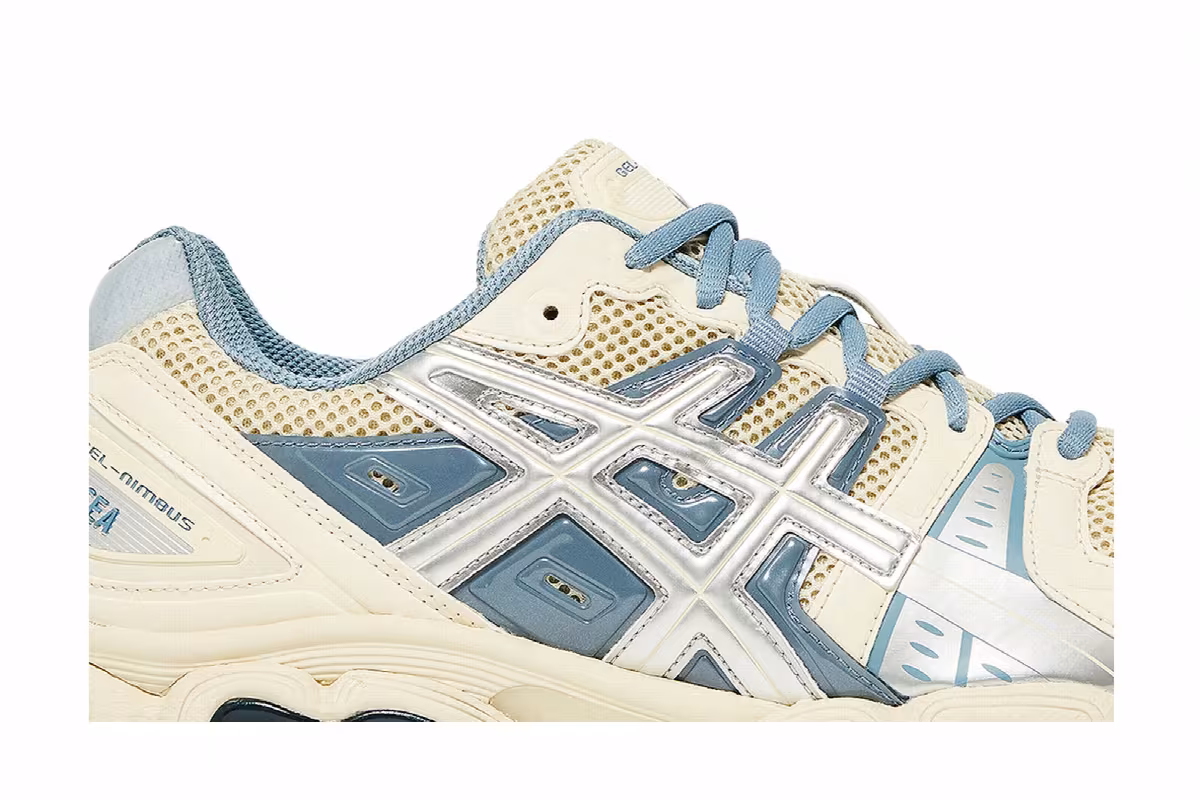 WIND AND SEA x ASICS Gel Nimbus 9 Cream Blue, view 3
