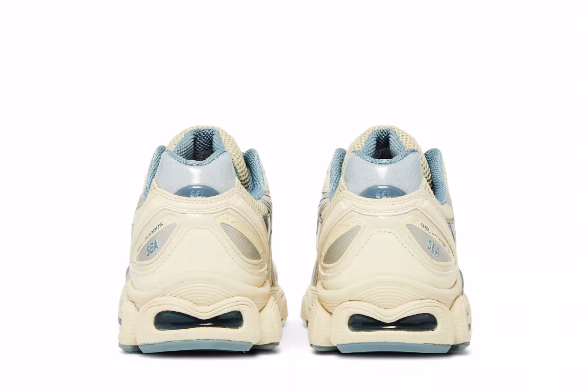 WIND AND SEA x ASICS Gel Nimbus 9 Cream Blue, view 7