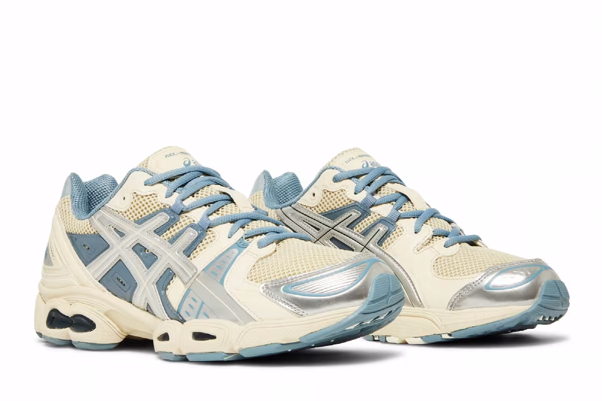 WIND AND SEA x ASICS Gel Nimbus 9 Cream Blue, view 9