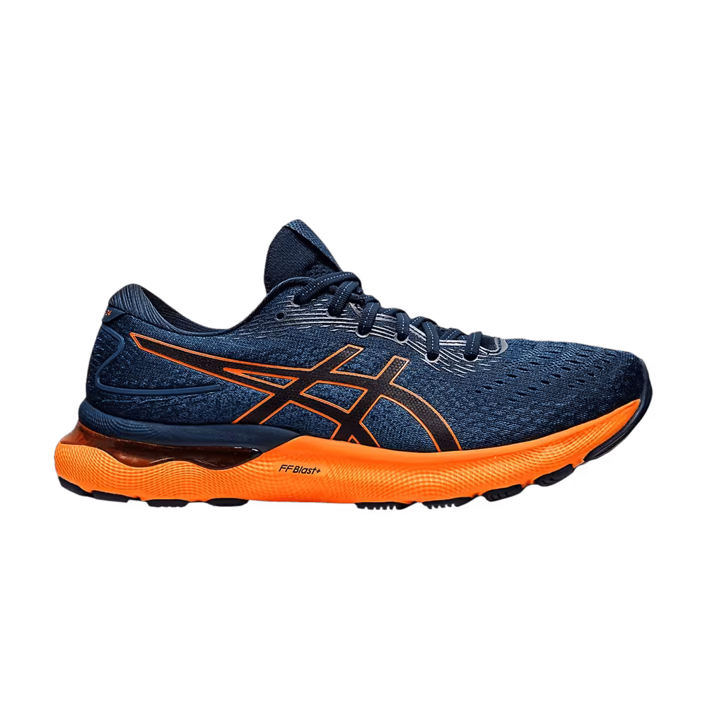 Asics Gel Nimbus 24 French Blue Shocking Orange