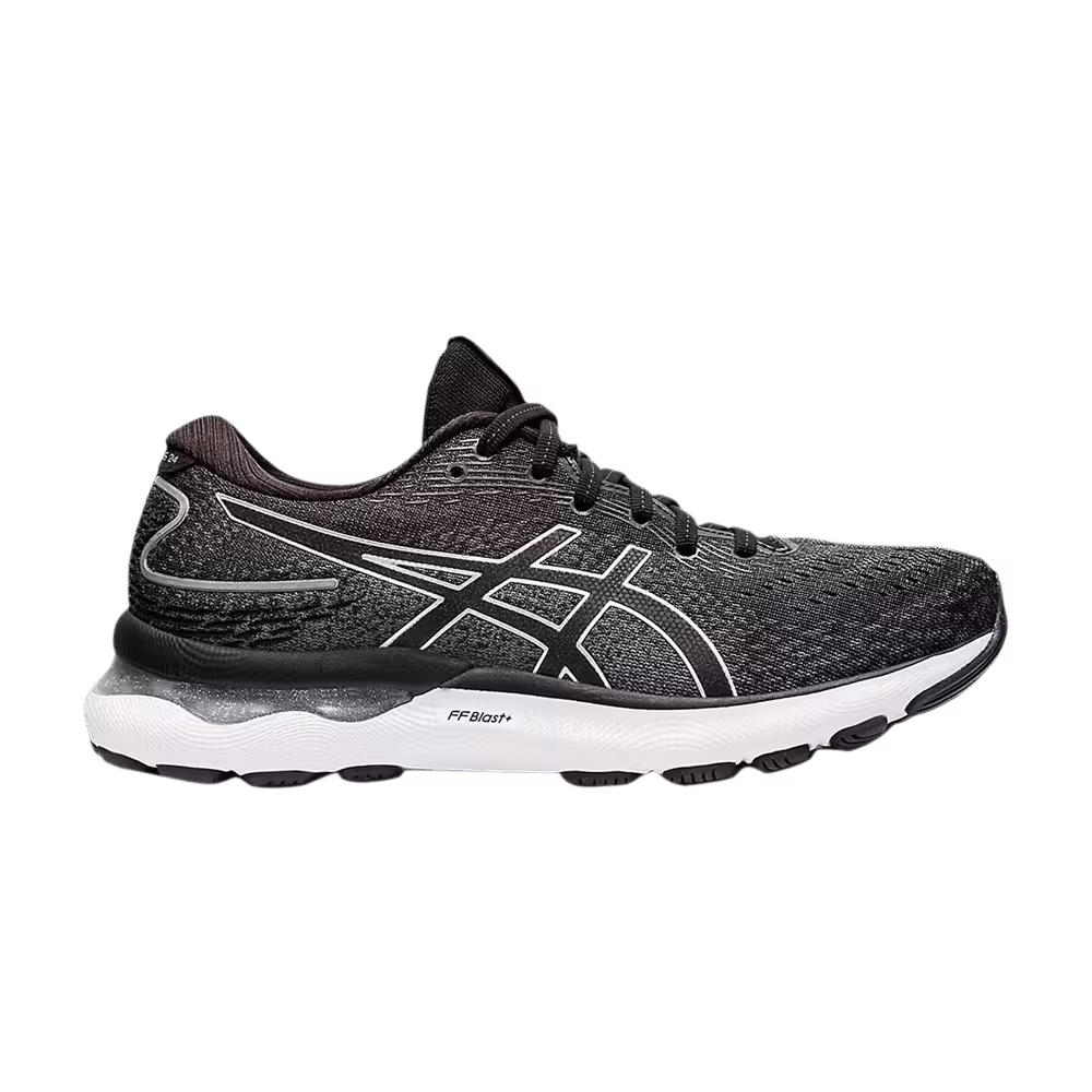 Asics Women's Gel Nimbus 24 Black Pure Silver