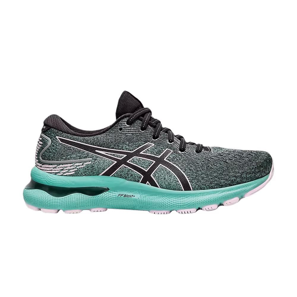 ASICS Women's Gel Nimbus 24 Black Barely Rose