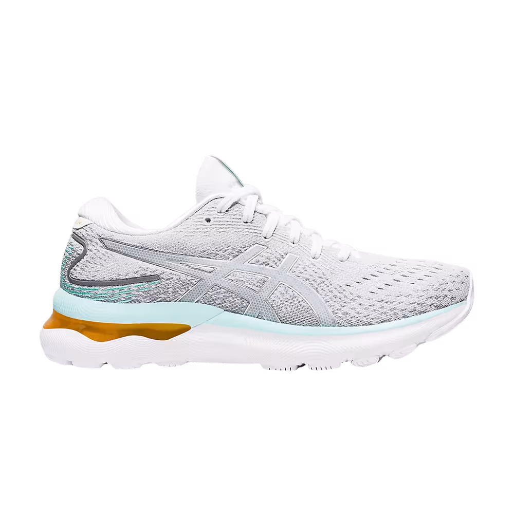 Asics Women's Gel Nimbus 24 White Pure Silver