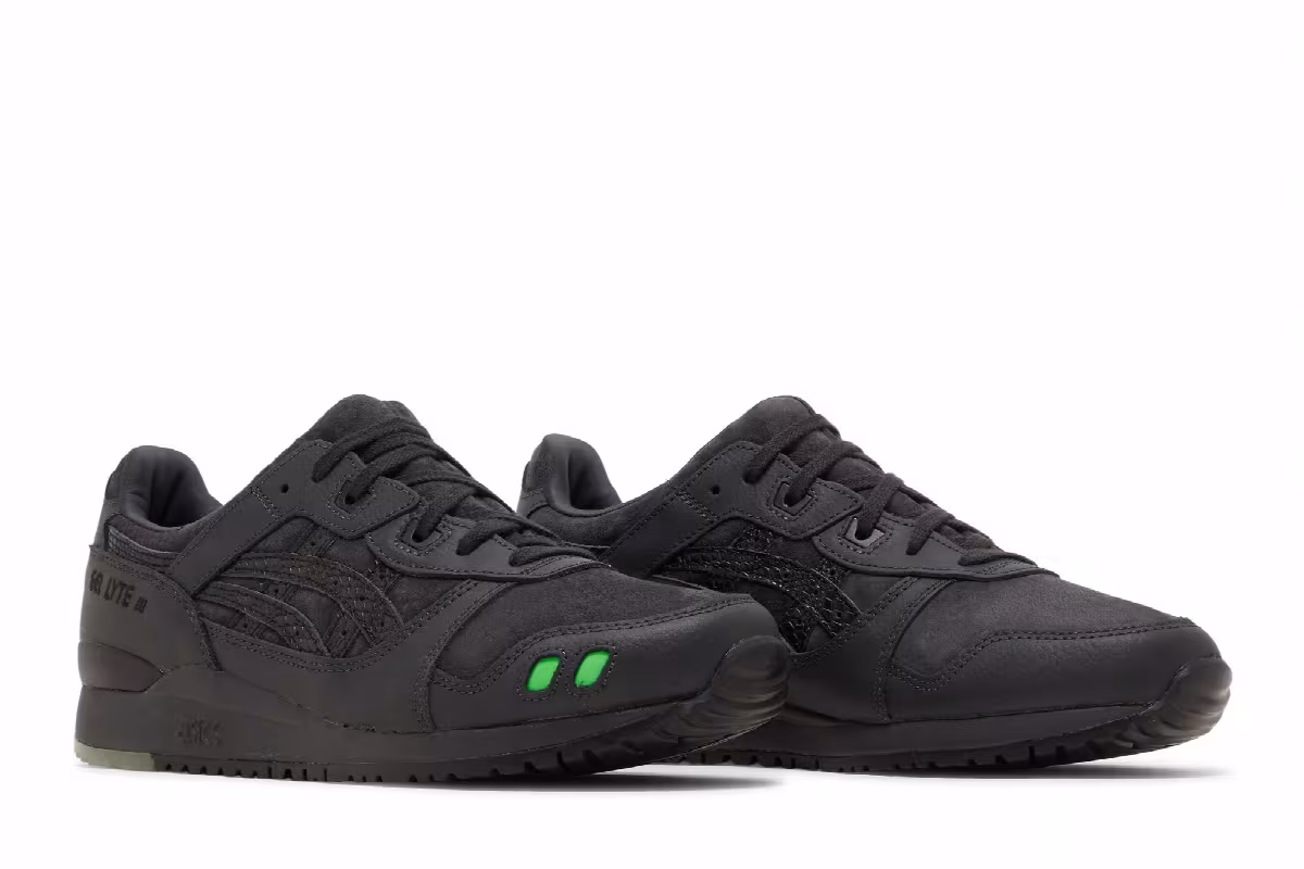 atmos x ASICS Gel Lyte 3 OG Black Python, view 9