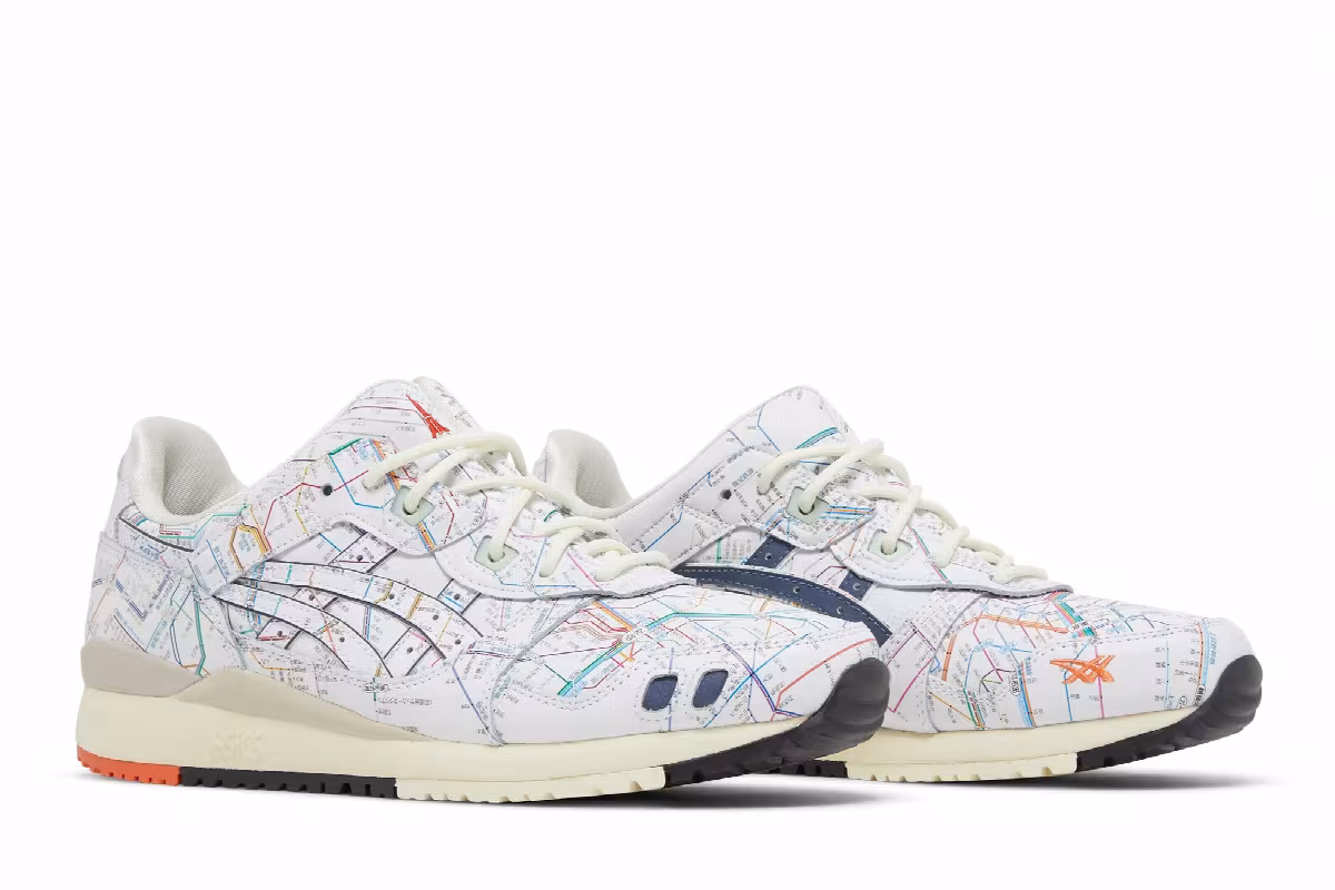 atmos x ASICS Gel Lyte 3 OG Tokyo Subway, view 9